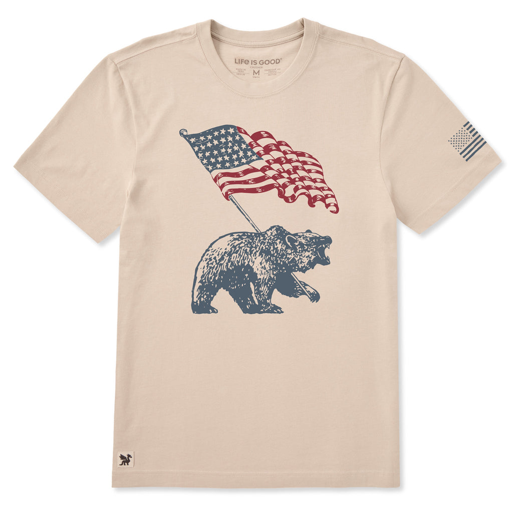 Men's American Bear Flag Short Sleeve Crusher-LITE Tee product image 1