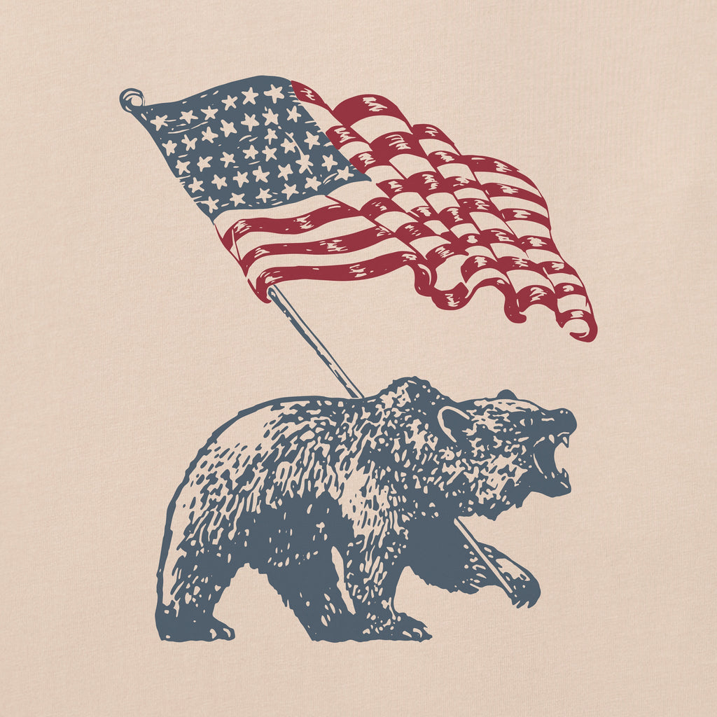 Men's American Bear Flag Short Sleeve Crusher-LITE Tee product image 2