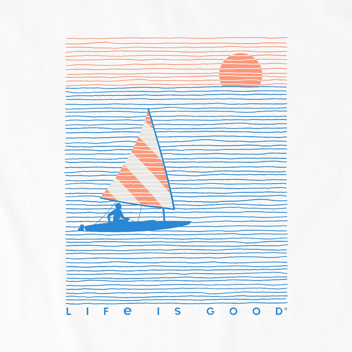 Men's Sail Into the Sunset Short Sleeve Crusher Tee product image 2
