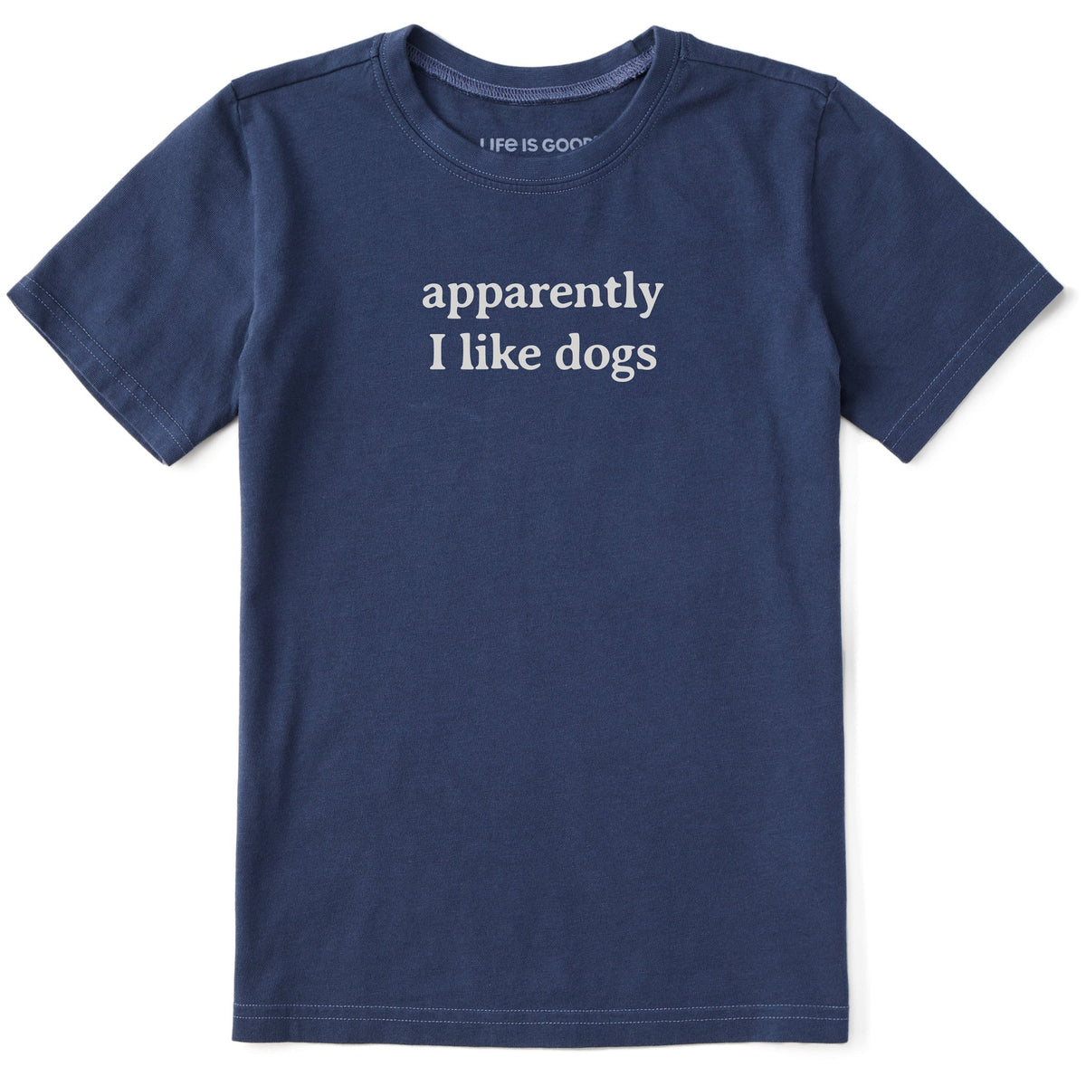 Kids Apparently I Like Dogs Short Sleeve Crusher Tee product image 1