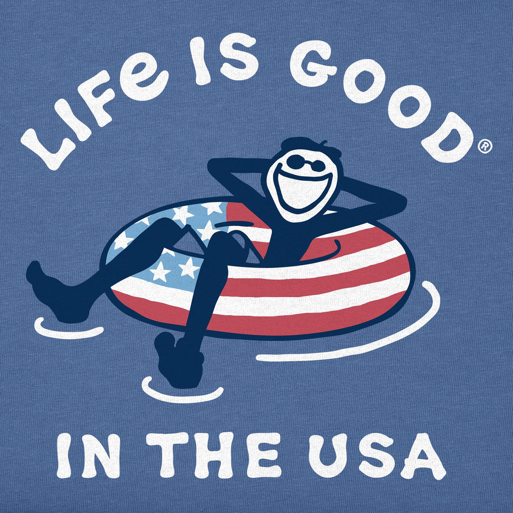 Men's Life is Good in the USA Short Sleeve Tee product image 4