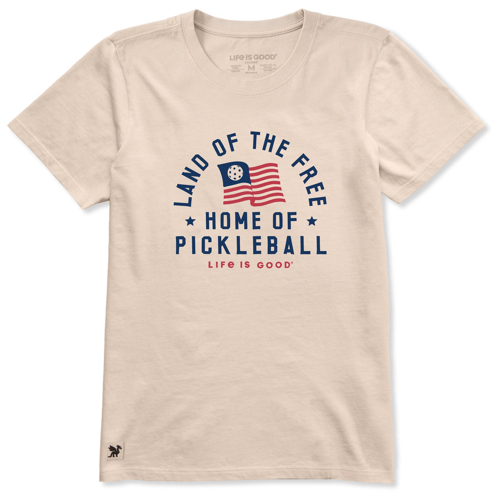 Women's Land of the Free Home of Pickleball Short Sleeve product image 1
