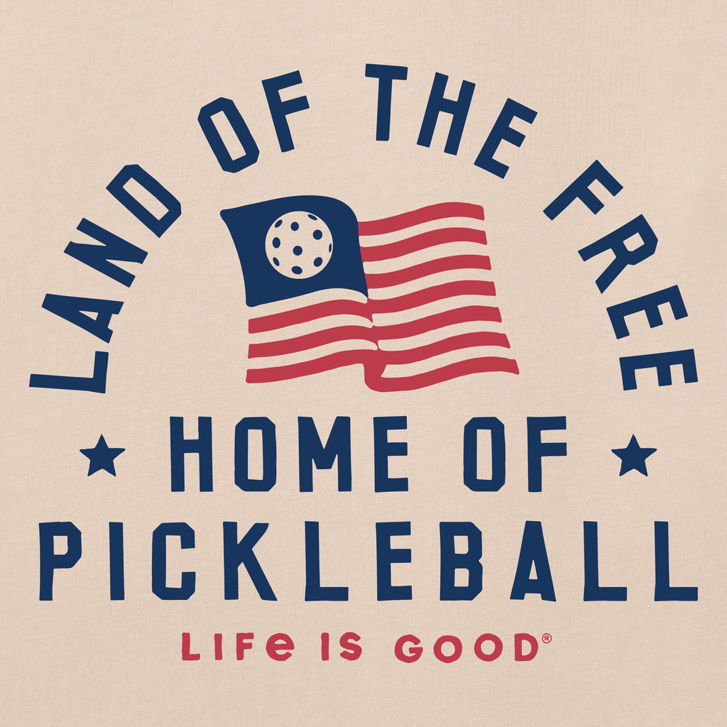 Women's Land of the Free Home of Pickleball Short Sleeve product image 2