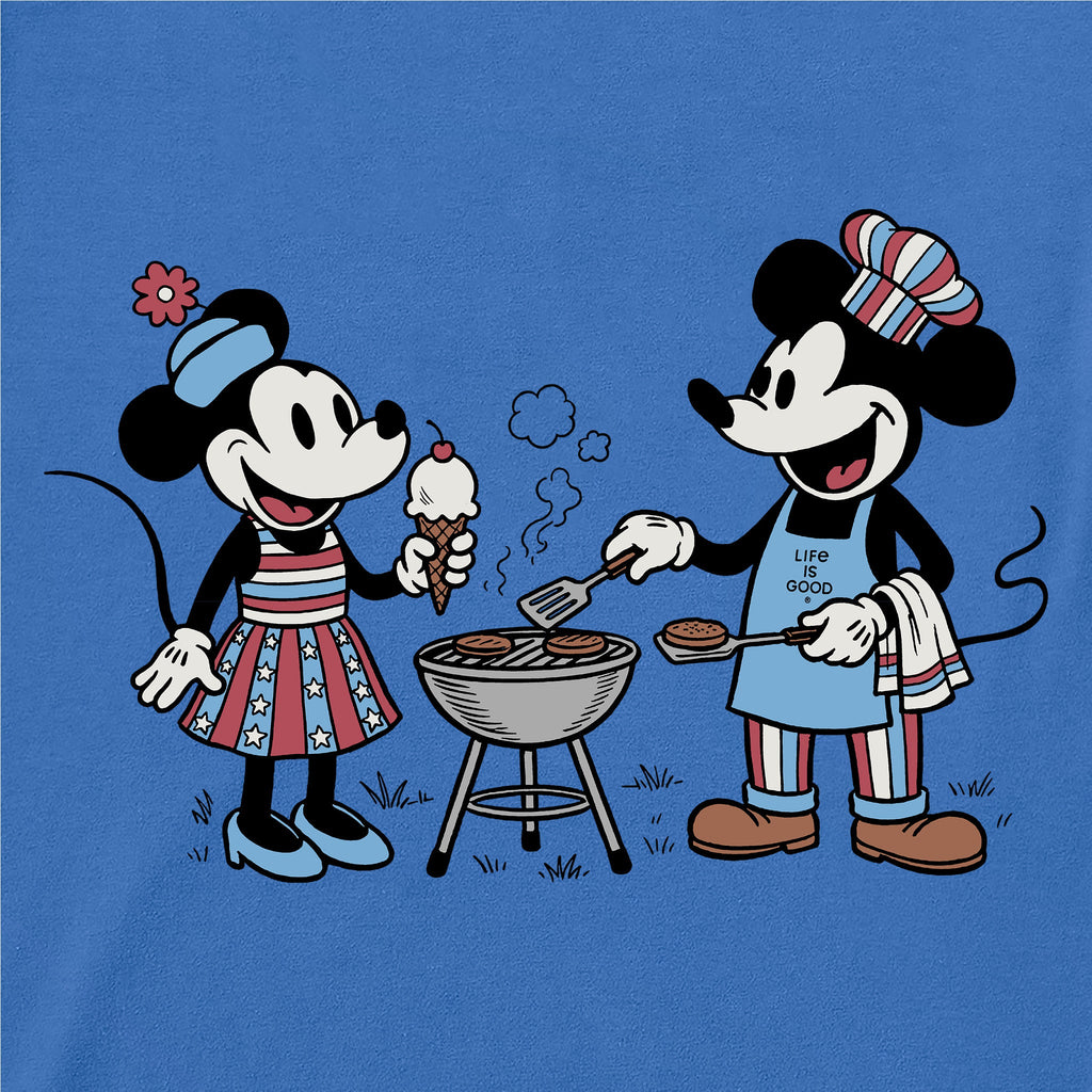 Women's Willie Nice USA BBQ Short Sleeve Crusher Tee