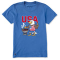 Women's USA Eagle Grilling Short Sleeve Crusher Tee product image 1