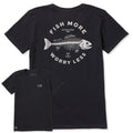 Women's Fish More Worry Less Skeleton Short Sleeve Crusher product image 1
