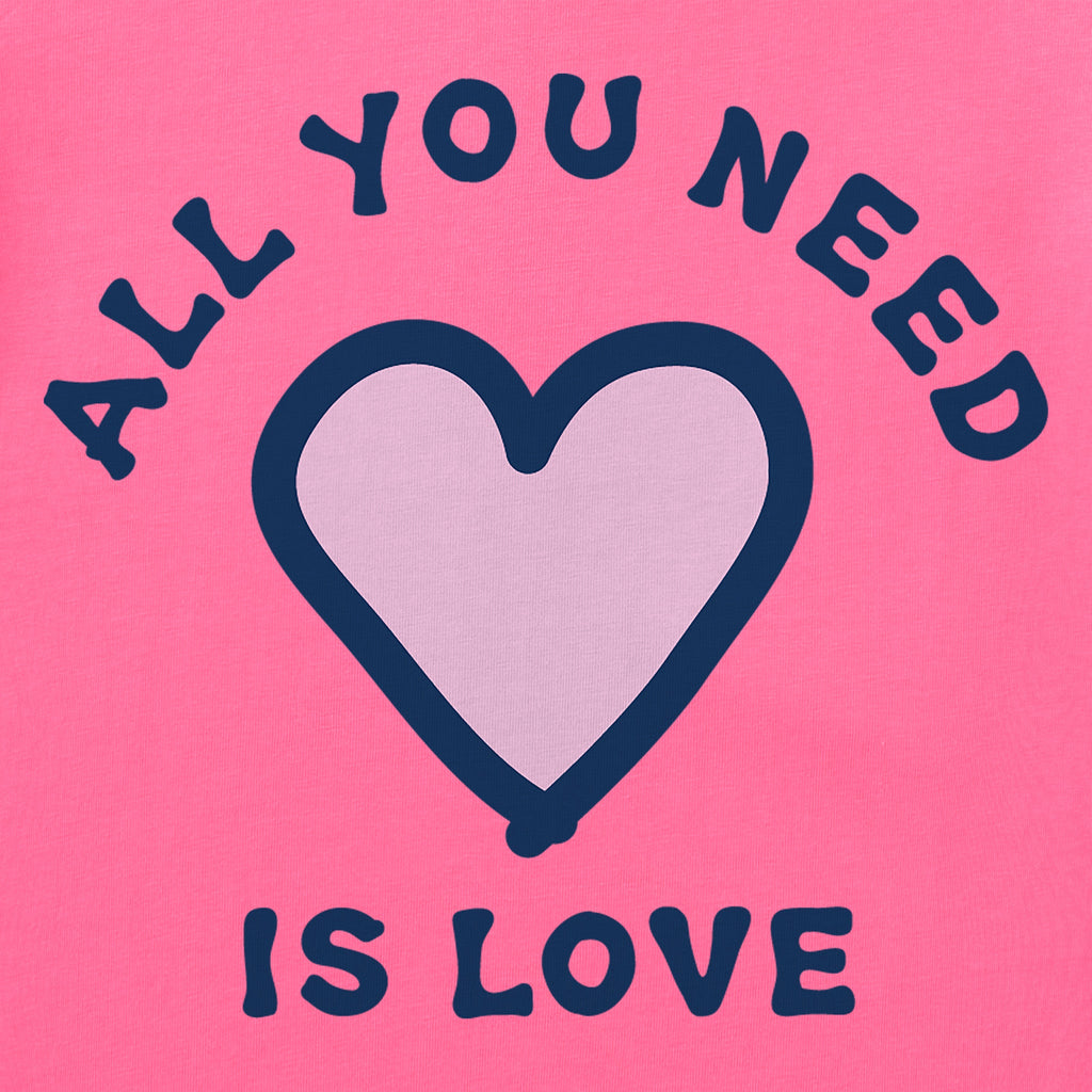 Kids All You Need is Love Heart Short Sleeve Crusher Tee product image 2