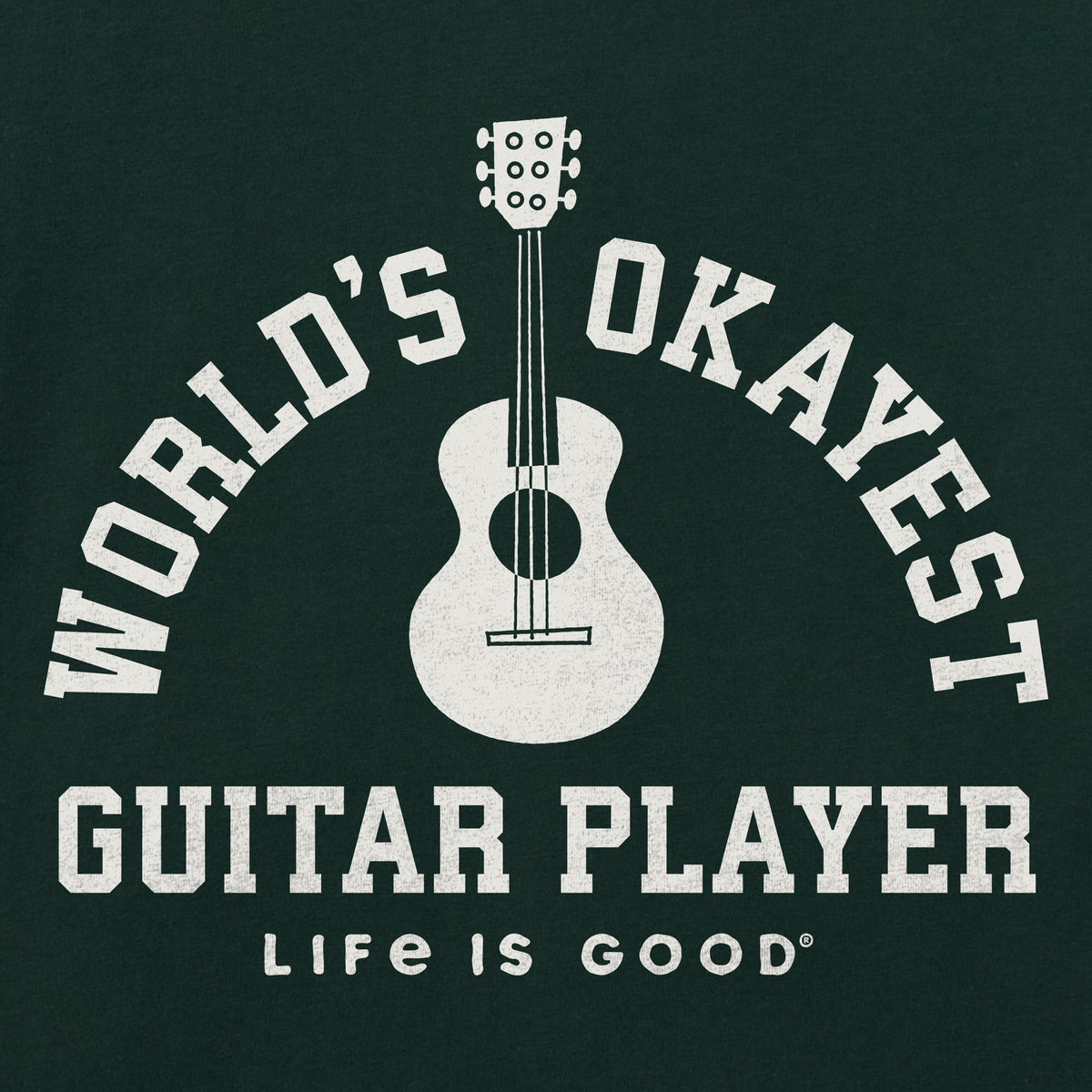 Men's World's Okayest Guitar Player Short Sleeve Crusher Tee product image 2