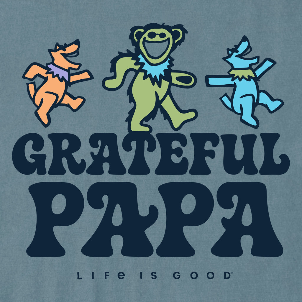 Men's Grateful Papa Short Sleeve Crusher Tee product image 2