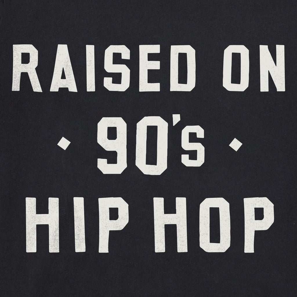 Men's Raised on 90s Hip Hop Short Sleeve Crusher Tee product image 2