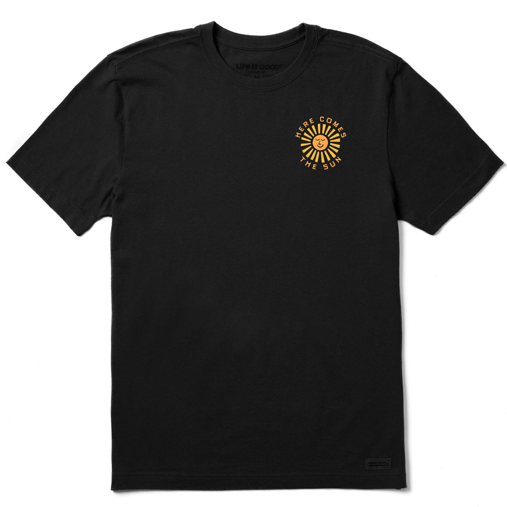 Men's Here Comes the Sun Simple Short Sleeve Crusher Tee product image 1