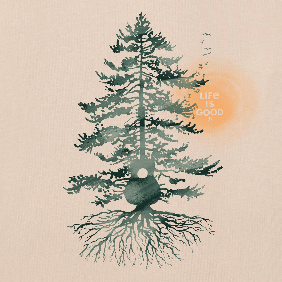 Men's Tree Guitar Short Sleeve Crusher Tee product image 2