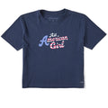 Women's All American Girl Short Sleeve Crusher Boxy Tee product image 1