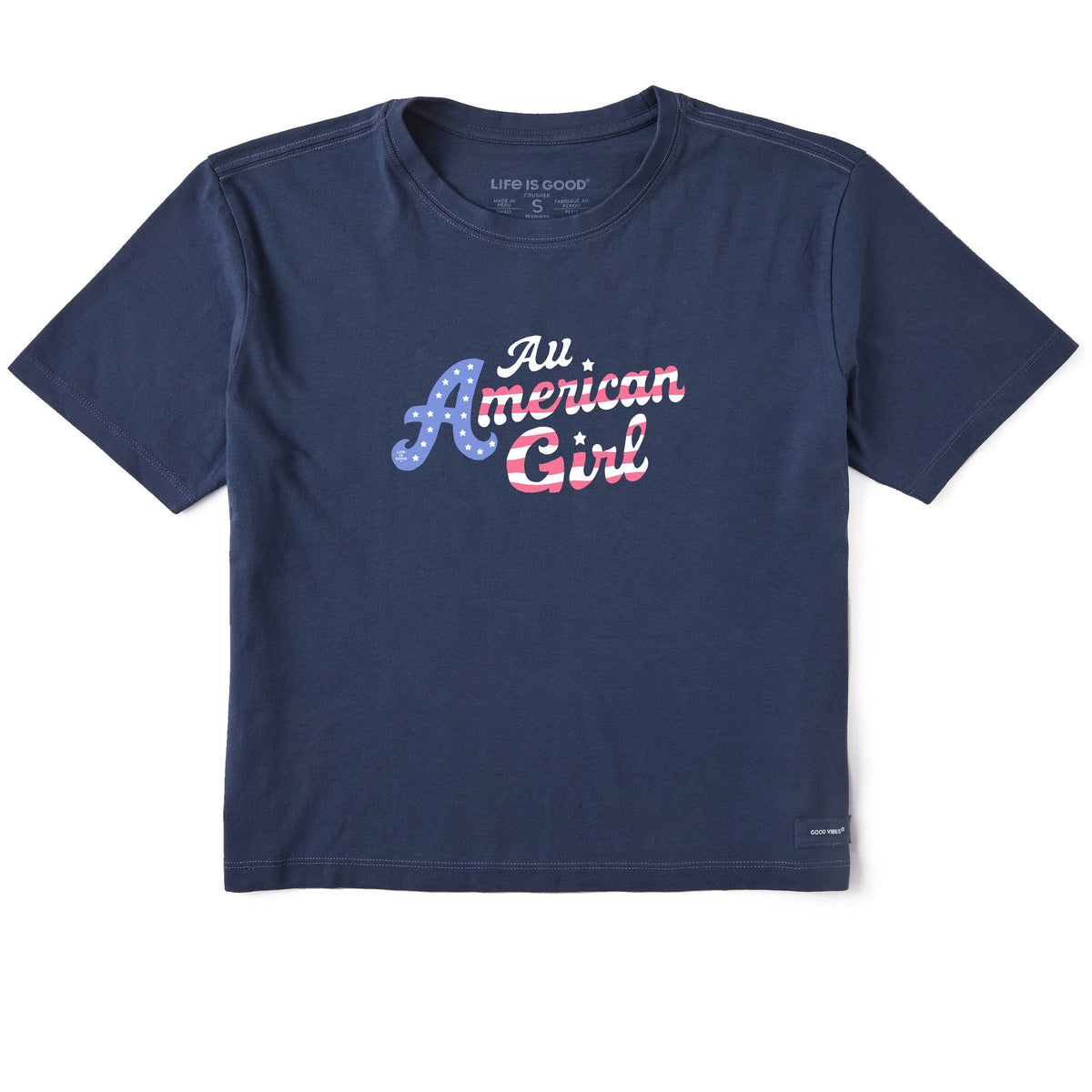 Women's All American Girl Short Sleeve Crusher Boxy Tee product image 1