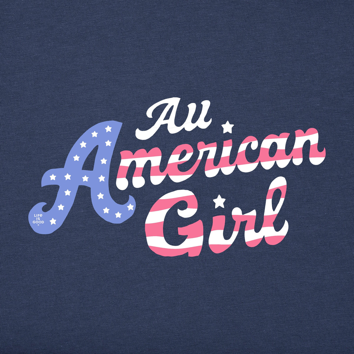 Women's All American Girl Short Sleeve Crusher Boxy Tee product image 2