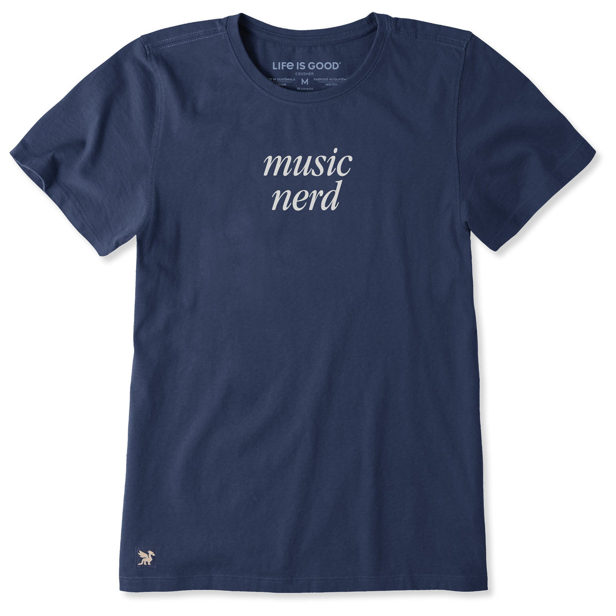 Women's Music Nerd Short Sleeve Crusher Tee product image 1