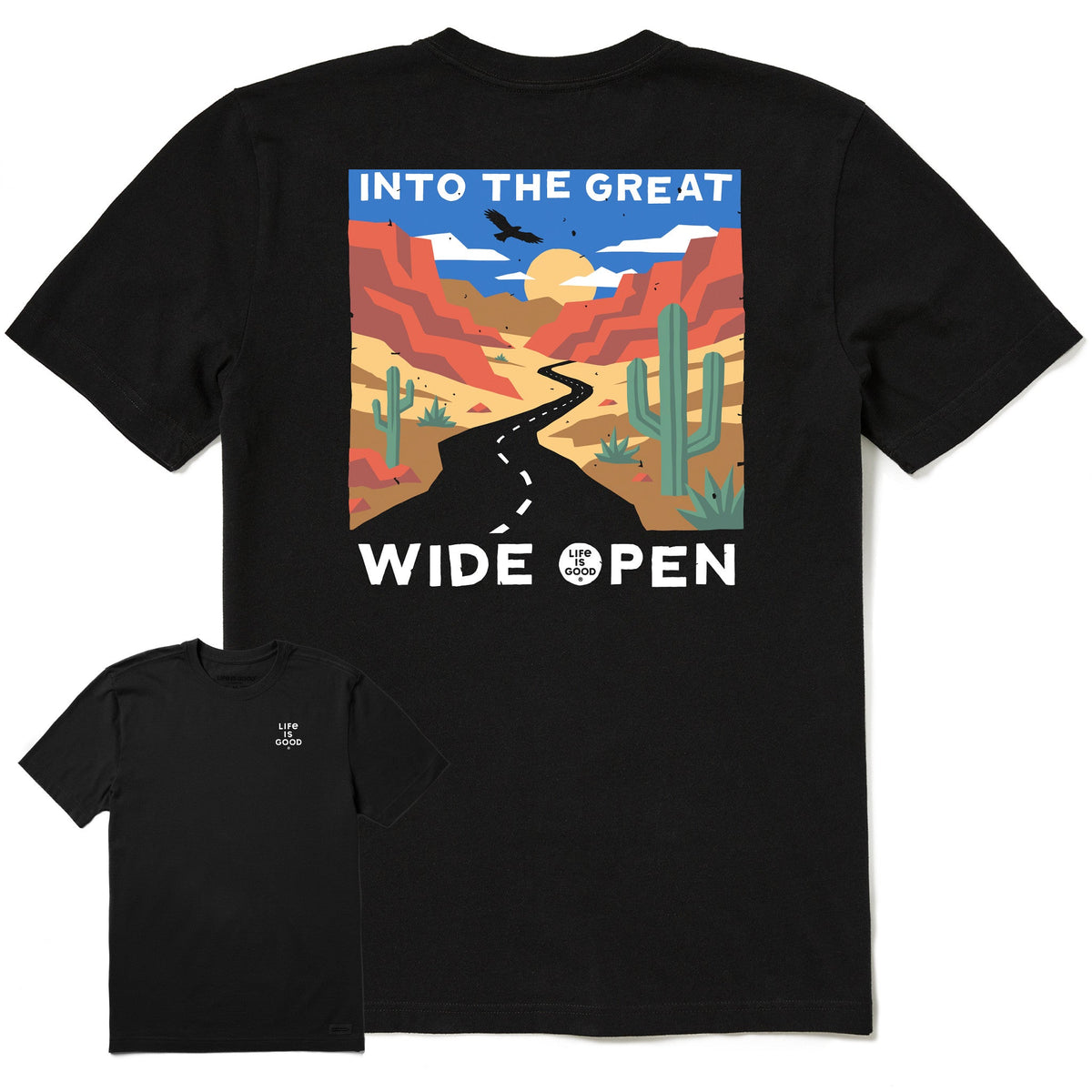 Men's Into the Great Wide Open Road Short Sleeve Crusher Tee product image 1
