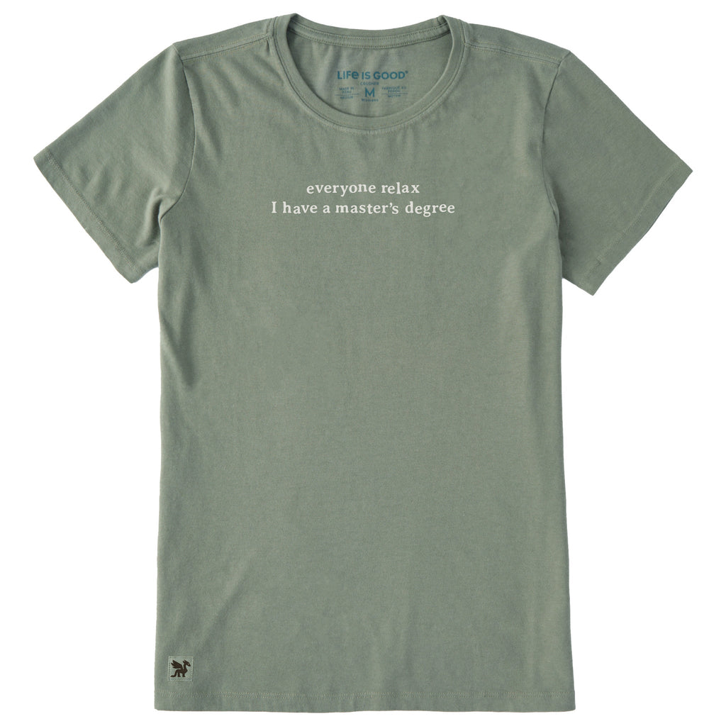 Women's I Have a Master's Degree Short Sleeve Tee product image 3