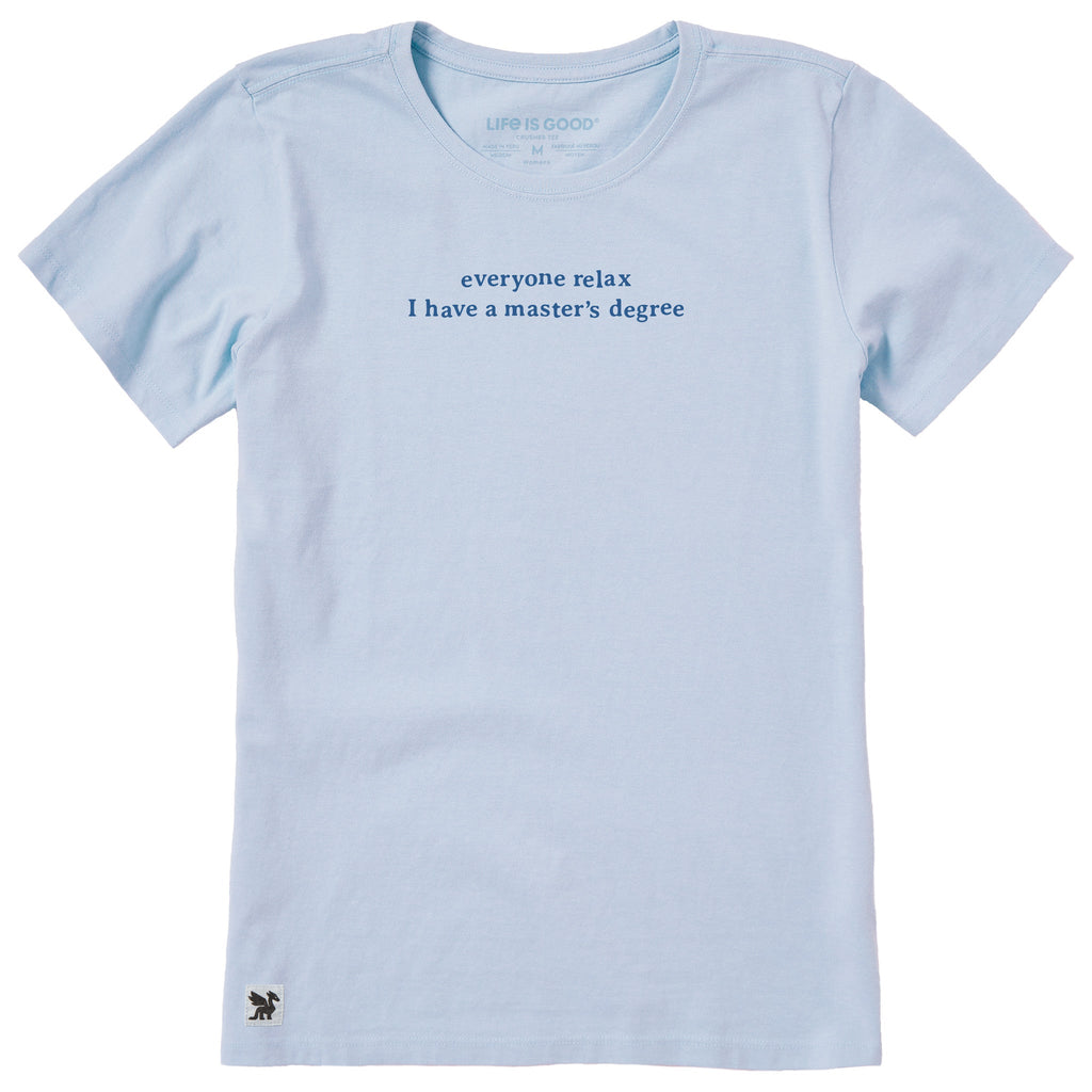 Women's I Have a Master's Degree Short Sleeve Tee product image 5