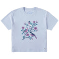 Women's Three Birds on Branches Short Sleeve Crusher Boxy product image 1