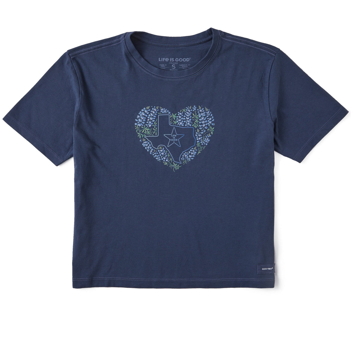 Women's Texas Bluebonnets Short Sleeve Crusher Boxy Tee product image 1