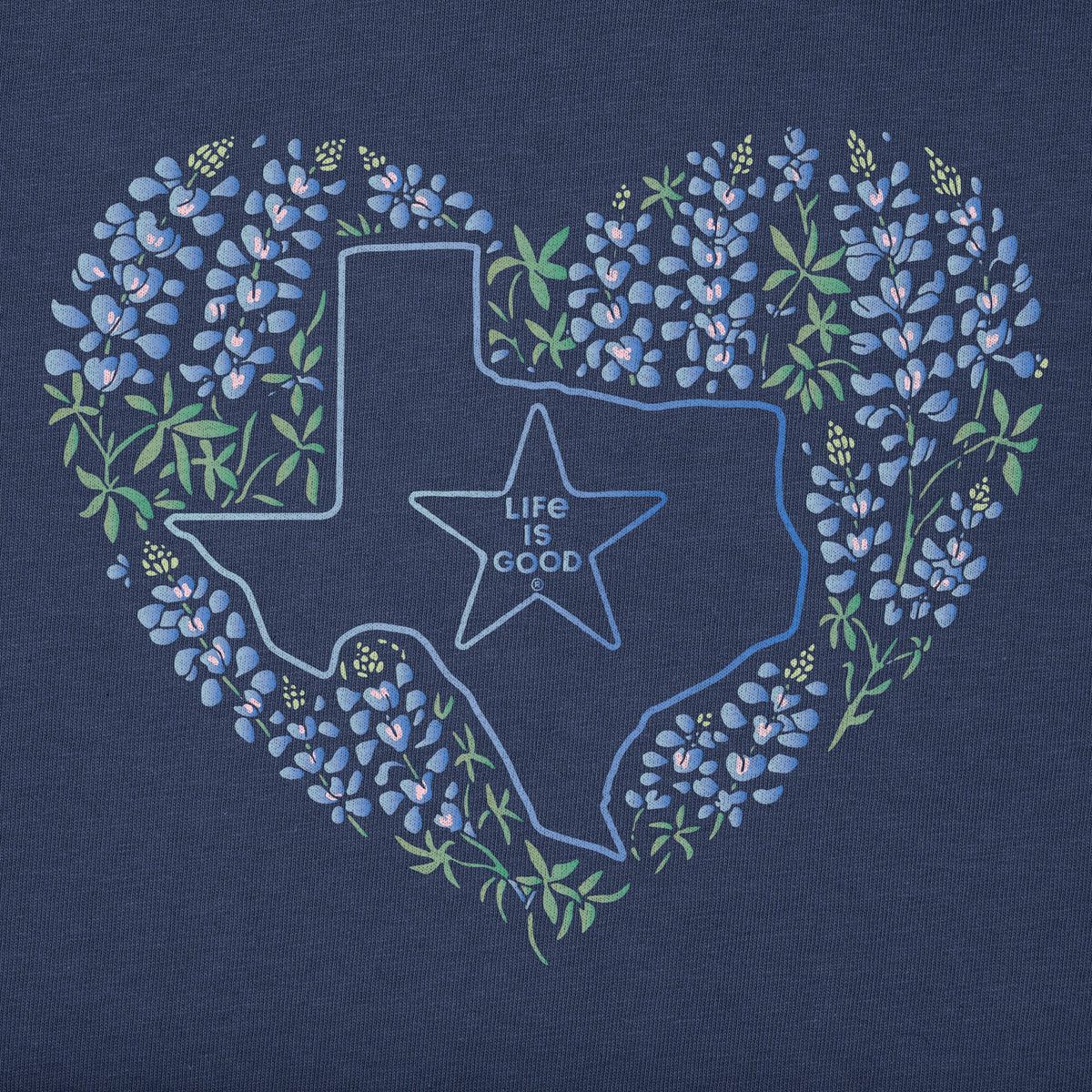 Women's Texas Bluebonnets Short Sleeve Crusher Boxy Tee product image 2