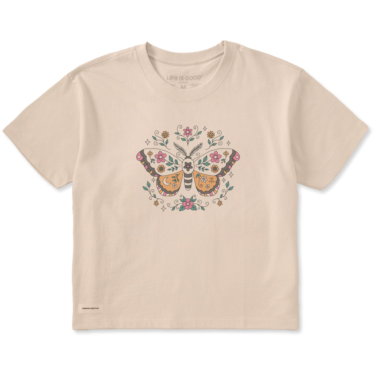 Women's Doodle Moth Short Sleeve Crusher Boxy Tee product image 1