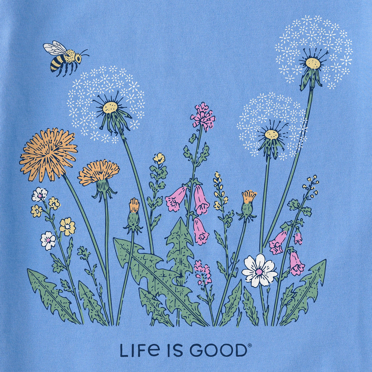 Women's Dandelion Wildflowers Short Sleeve Tee product image 2