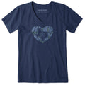 Women's Texas Bluebonnets Short Sleeve Vee product image 1