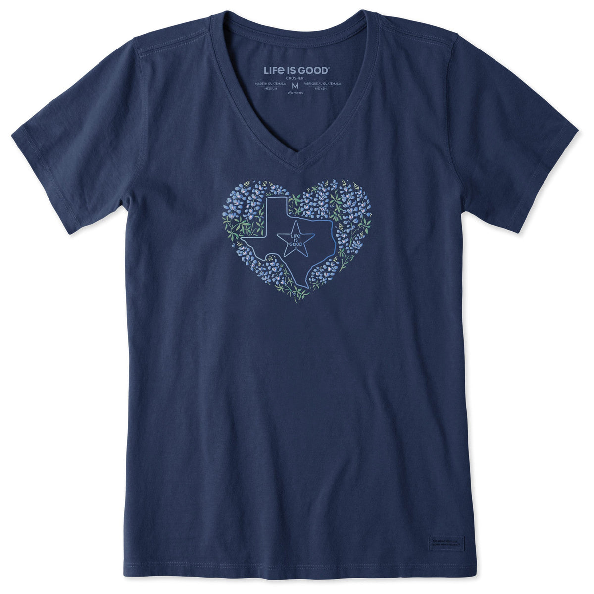 Women's Texas Bluebonnets Short Sleeve Vee product image 3