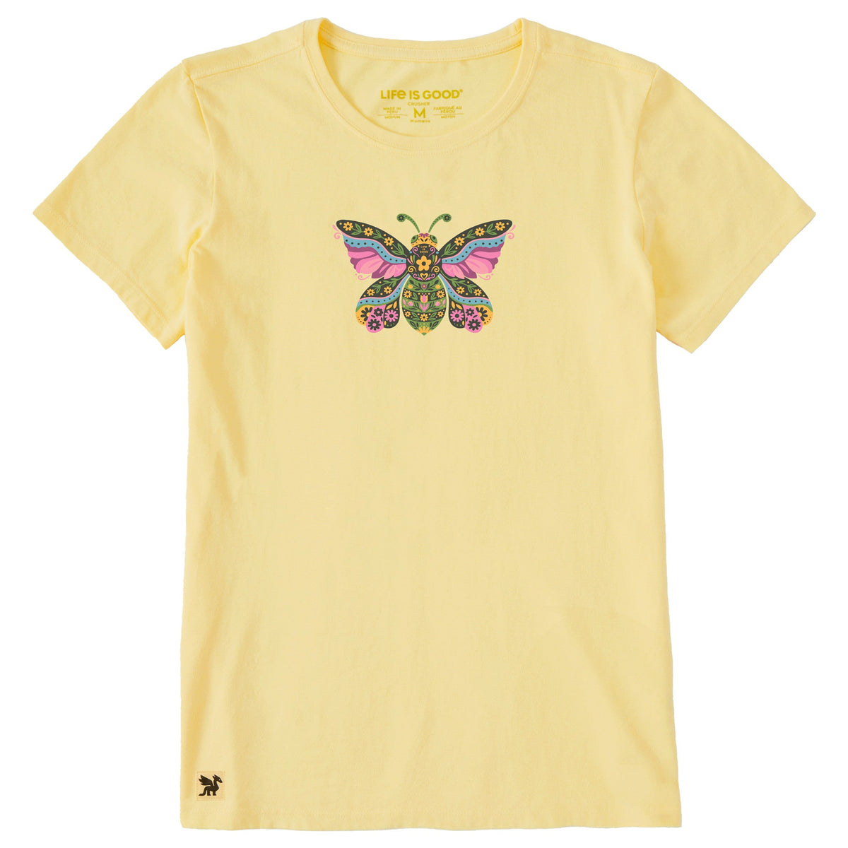 Women's Floral Bee Short Sleeve Crusher Tee product image 1
