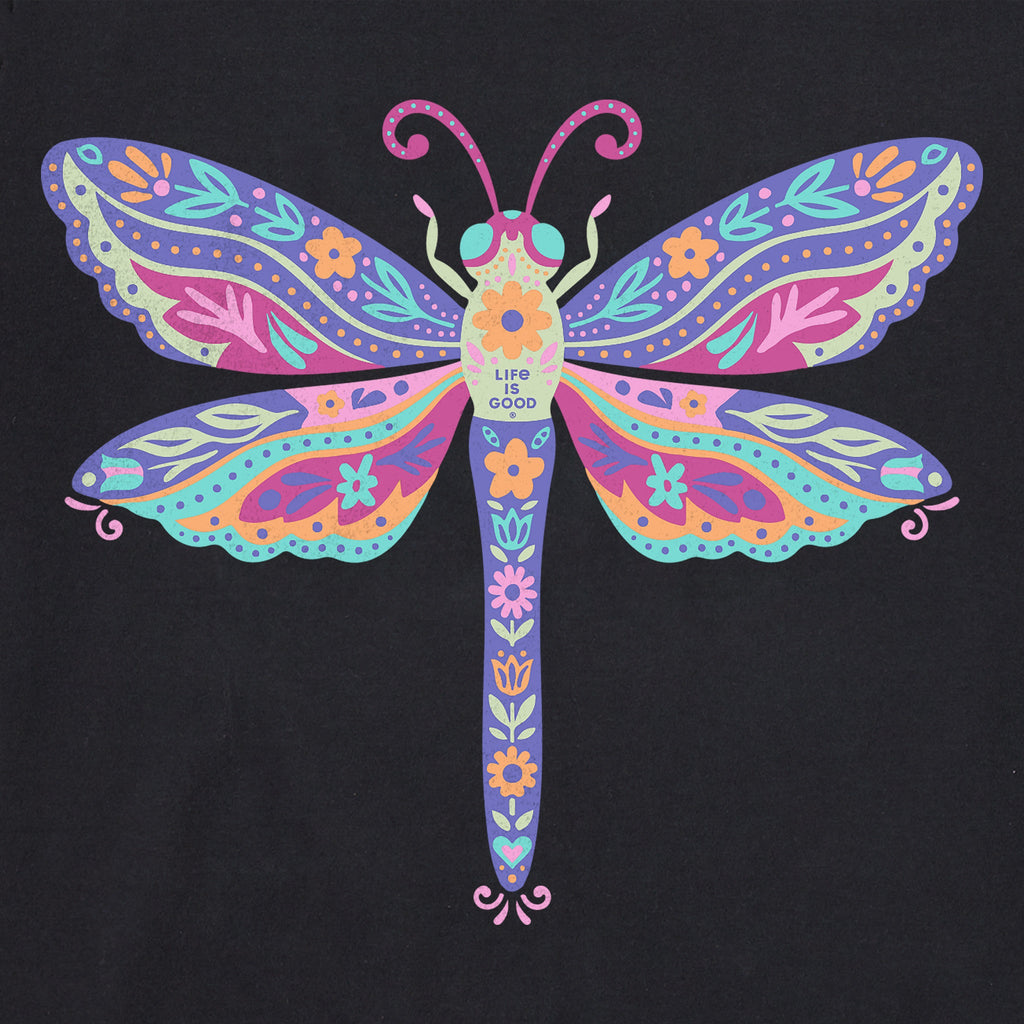 Women's Floral Dragonfly Crusher-LITE Shrunken Tee product image 2