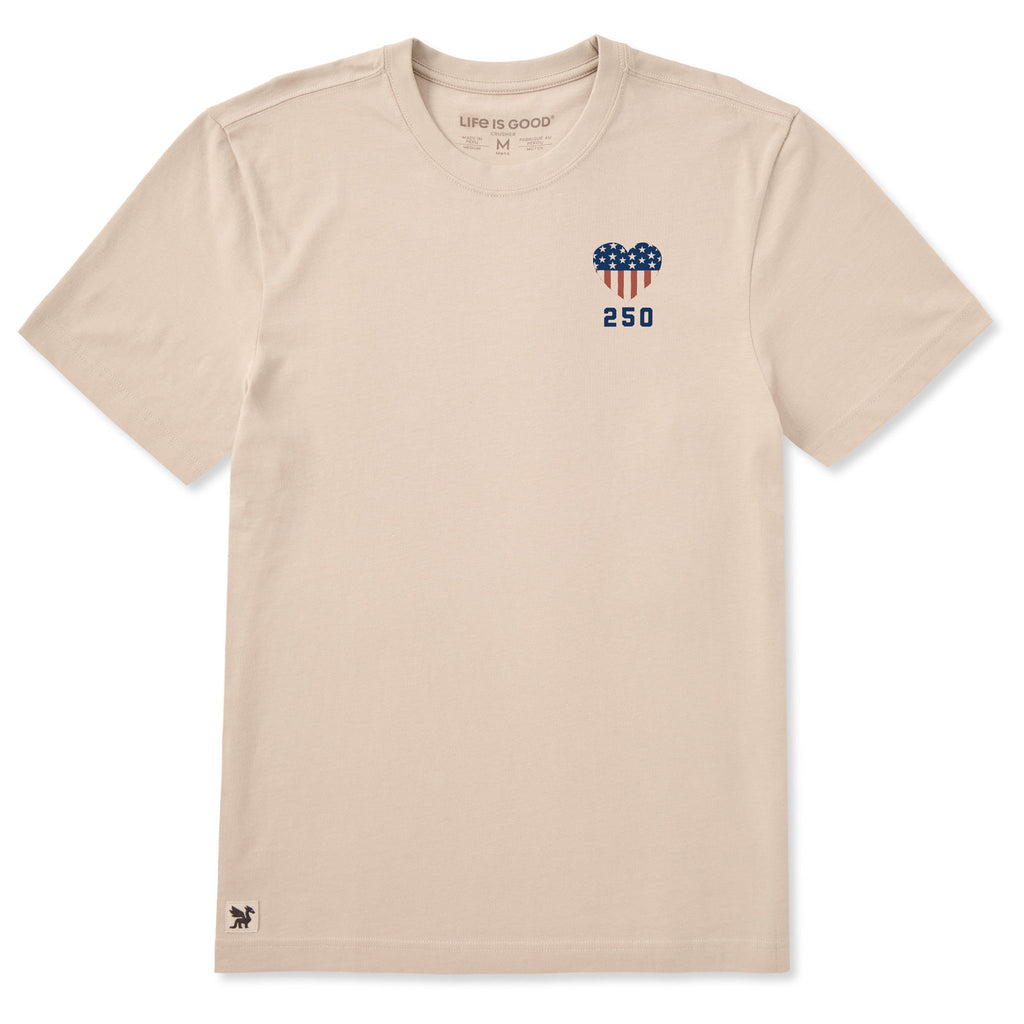 Men's 250 Years Heart Short Sleeve Crusher Tee product image 1