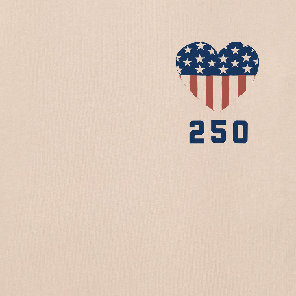 Men's 250 Years Heart Short Sleeve Crusher Tee product image 2