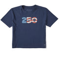 Women's 250 Flag Short Sleeve Crusher Boxy Tee product image 1
