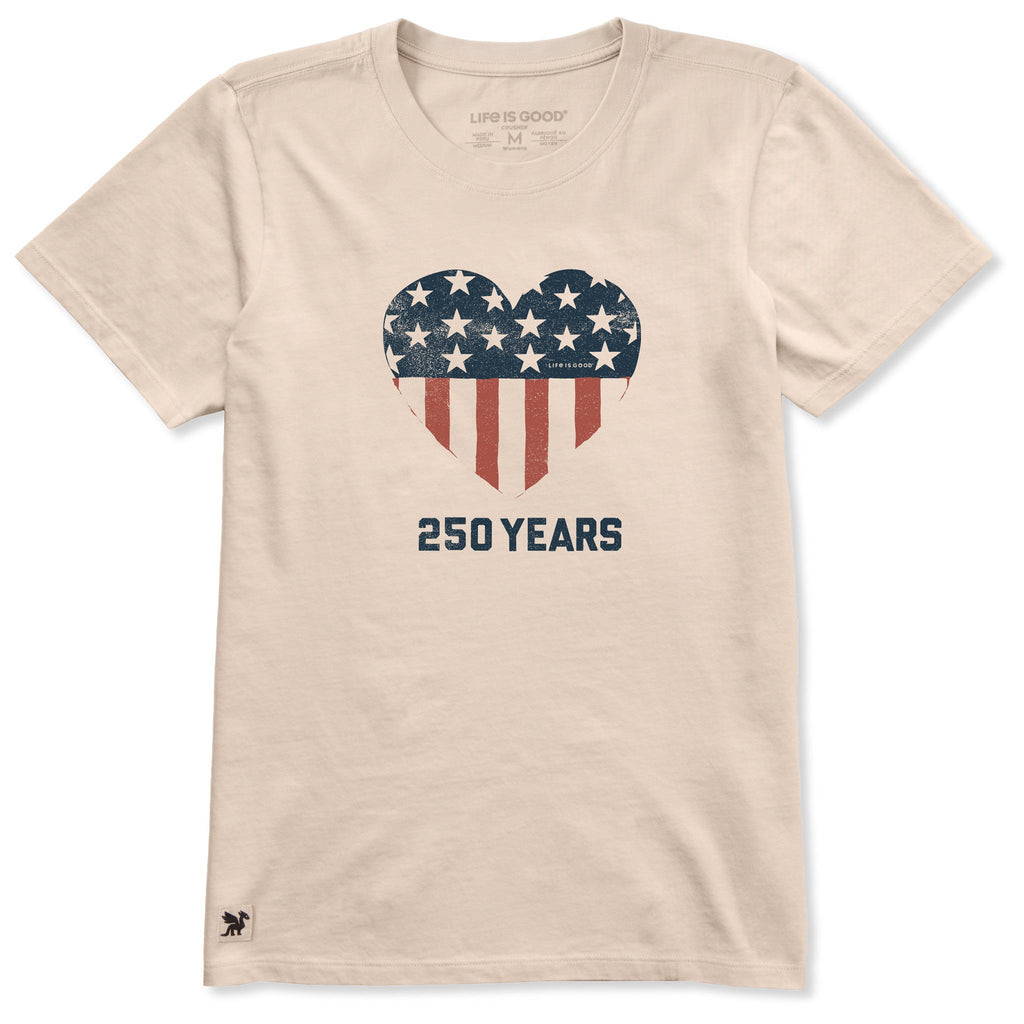 Women's 250 Years Heart Short Sleeve Crusher Tee product image 7